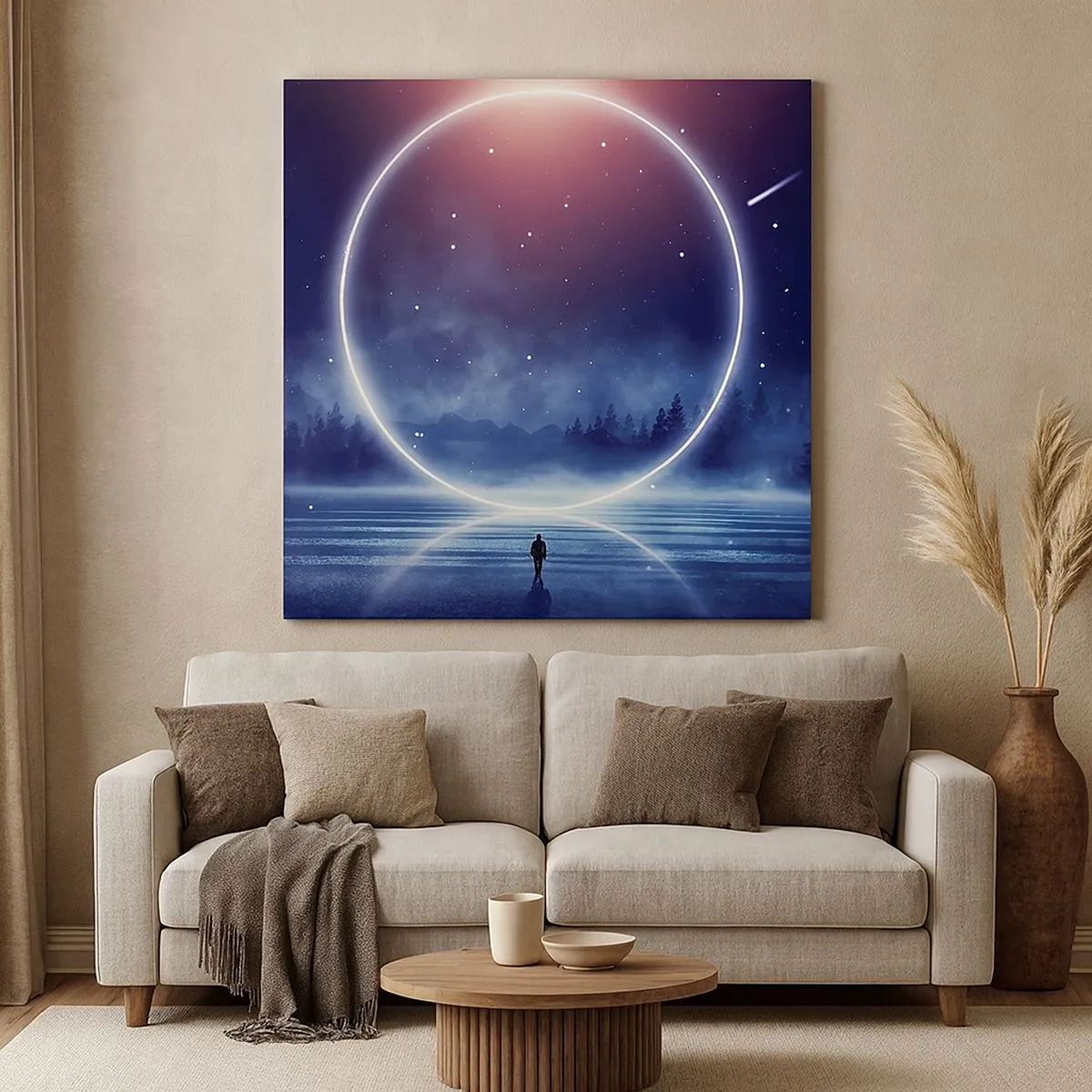 Schilderen op canvas - Ze zijn er al... - 30x30 cm