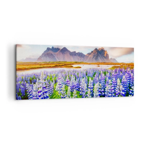 Schilderen op canvas - Kracht en soberheid naast zachtheid - 120x50 cm