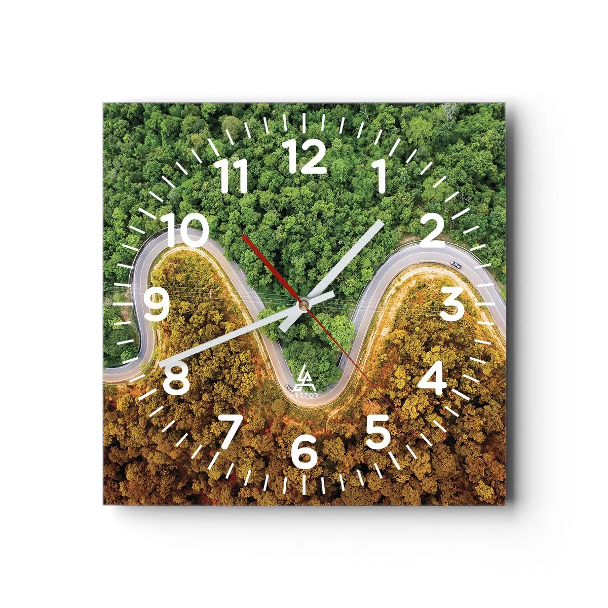 Wandklok - Klok - Grenzen en doorbraken - 40x40 cm