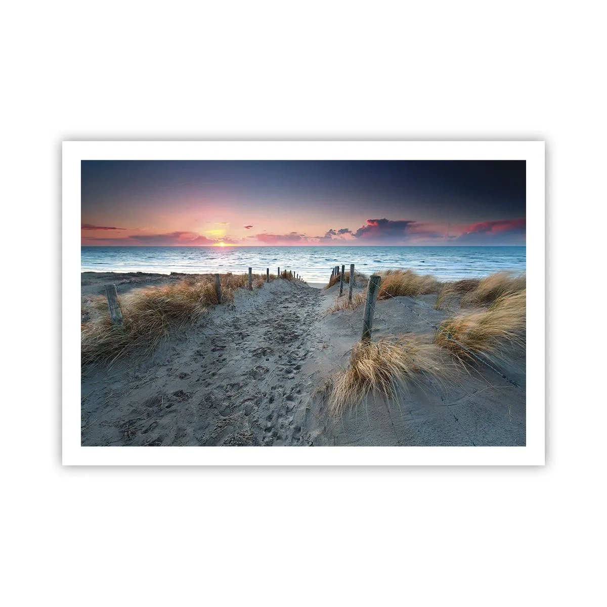 Poster - Je liet een regenboog van licht stralend... - 91x61 cm