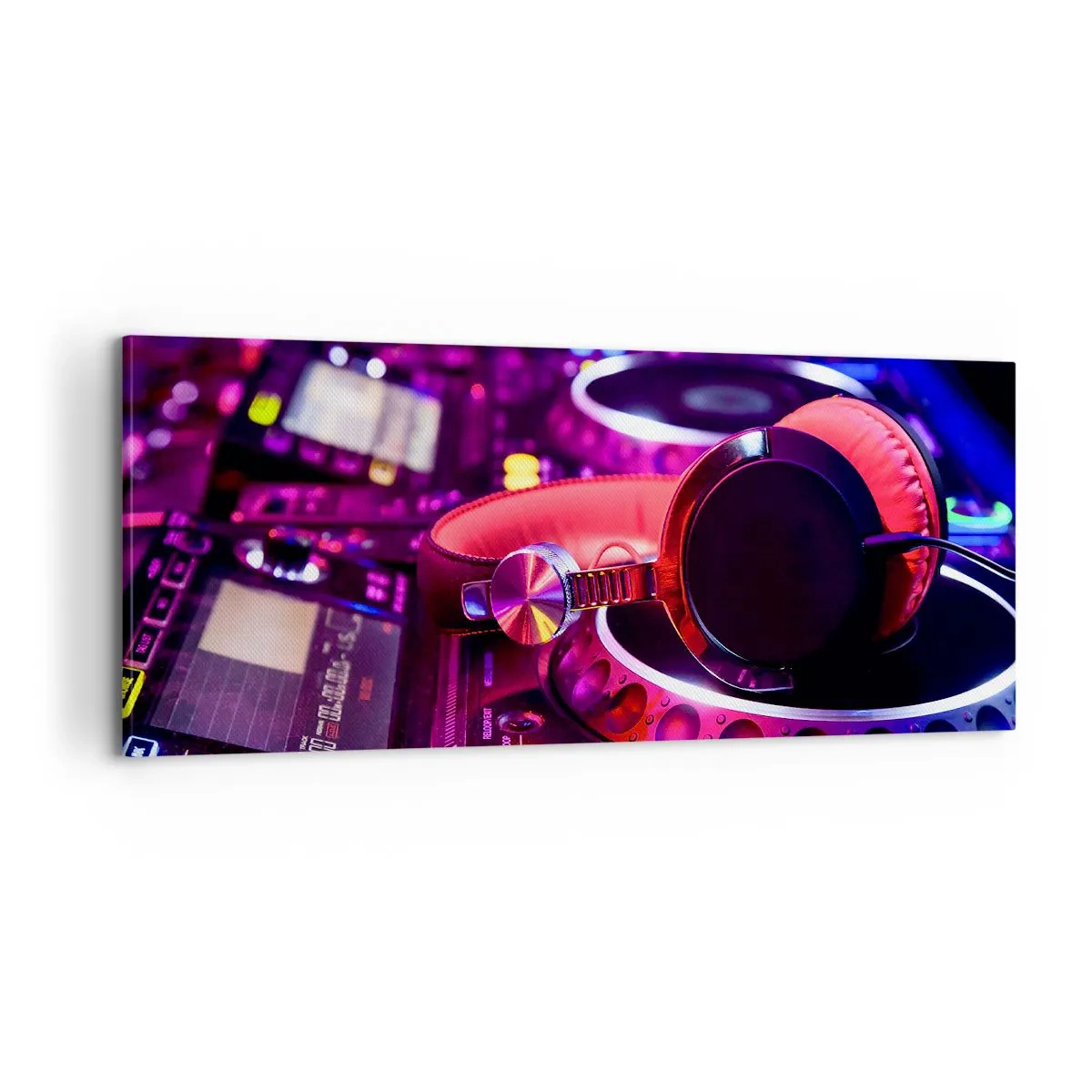 Schilderen op canvas - Voordat het plezier begint - 100x40 cm