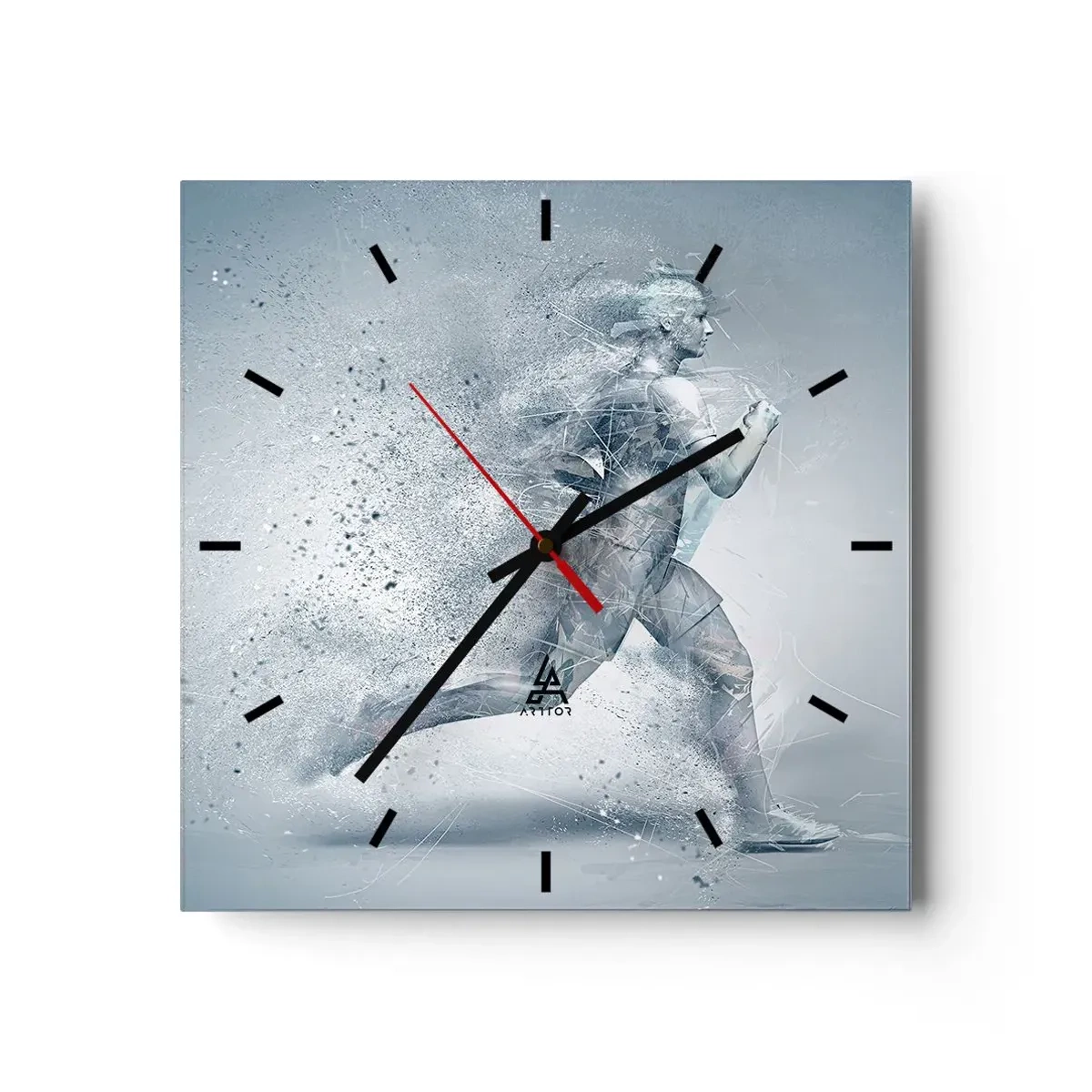 Wandklok - Klok - Kristalheldere energie - 40x40 cm