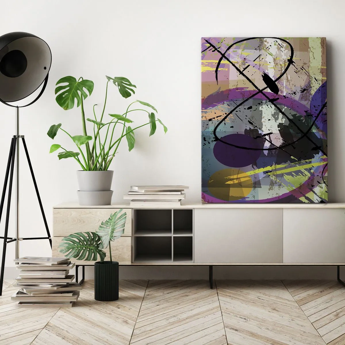 Schilderen op canvas - Je kunt rechtdoor of rondom - 70x100 cm