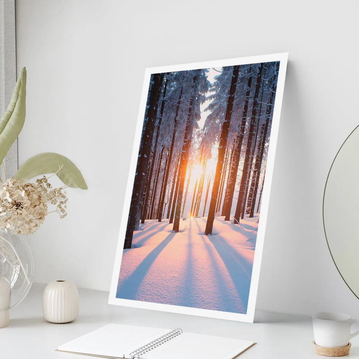 Poster - Duidelijk in zwart-wit - 70x100 cm