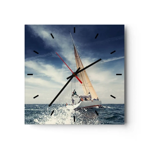 Wandklok - Klok - Ze halen ons niet in! - 40x40 cm