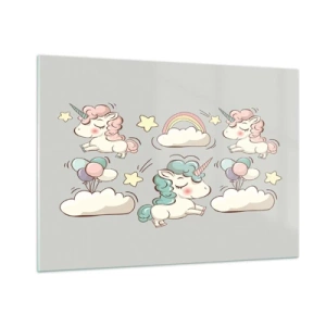 Schilderen op glas - Ze bestaan ​​zeker... - 100x70 cm