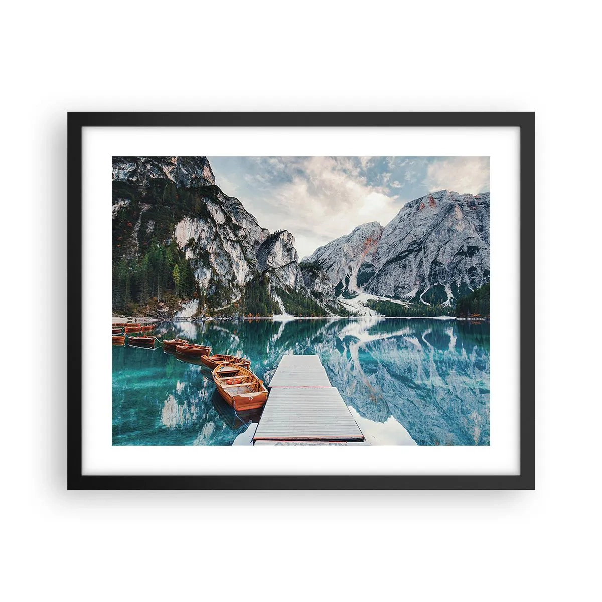 Poster in een zwarte lijst - We zullen je schoonheid laten zien - 50x40 cm