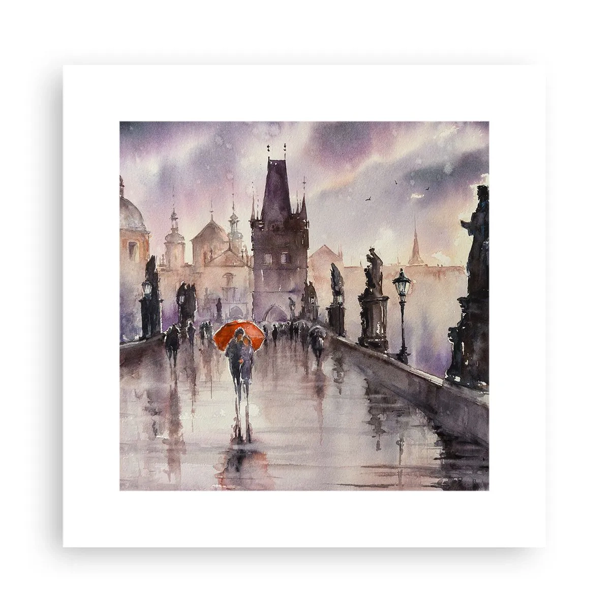 Poster - Mensen veranderen niet - 30x30 cm