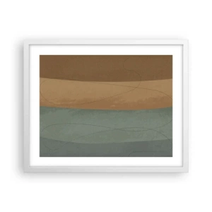 Poster in een witte lijst - Horizontale compositie - 50x40 cm