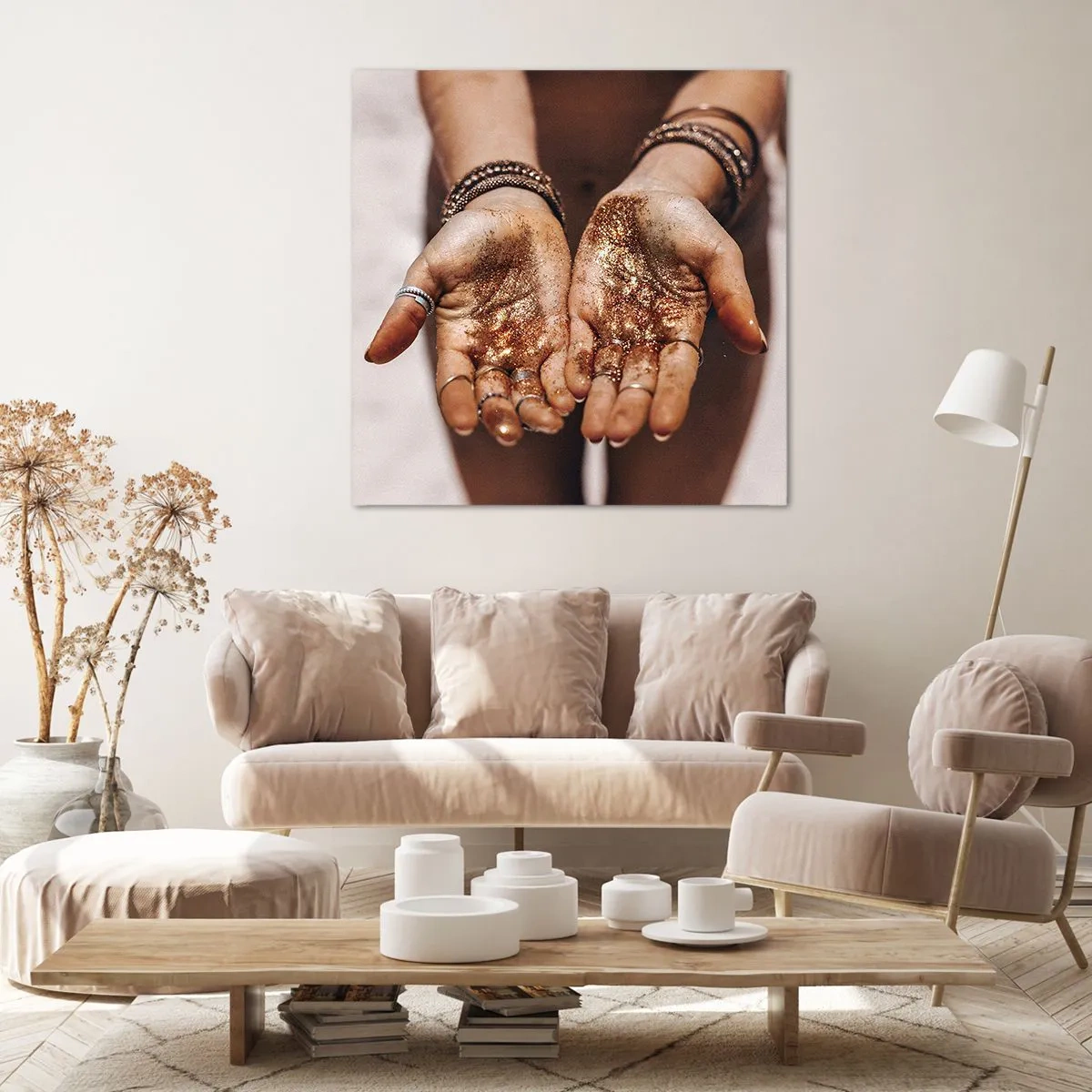 Schilderen op canvas - Een cadeau voor jou - 70x70 cm