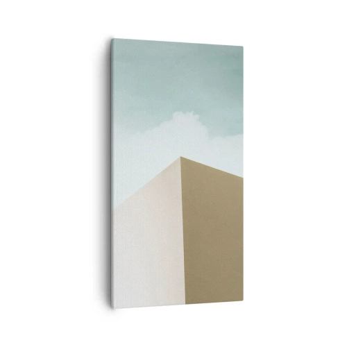 Schilderen op canvas - De geometrie van een zonnige zomer - 55x100 cm