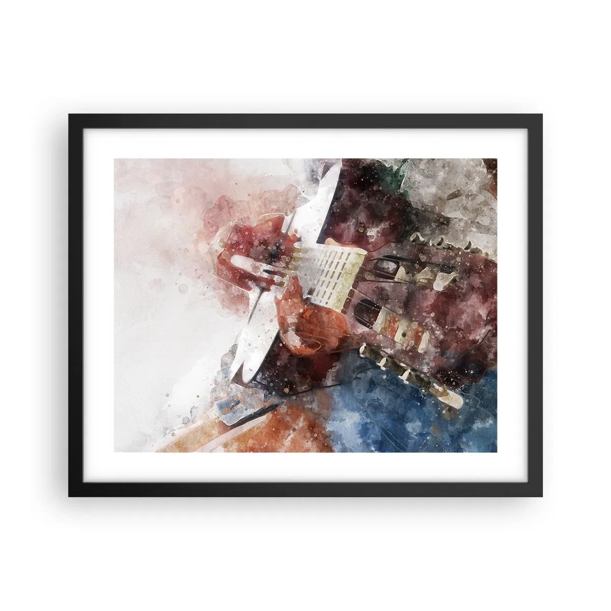 Poster in een zwarte lijst - En wat vind je ervan? - 50x40 cm