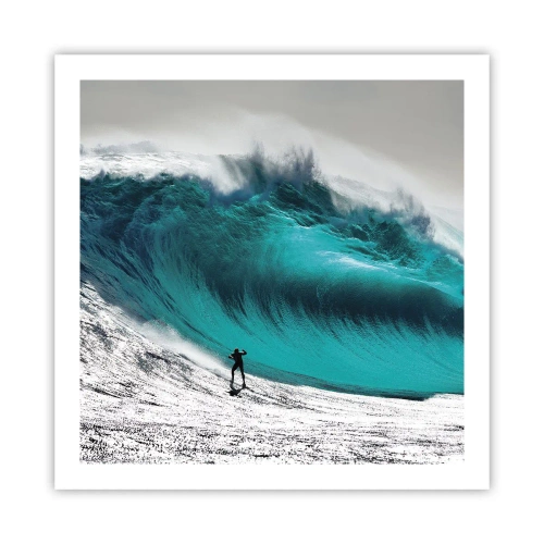 Poster - Uitdaging aanvaard - 60x60 cm