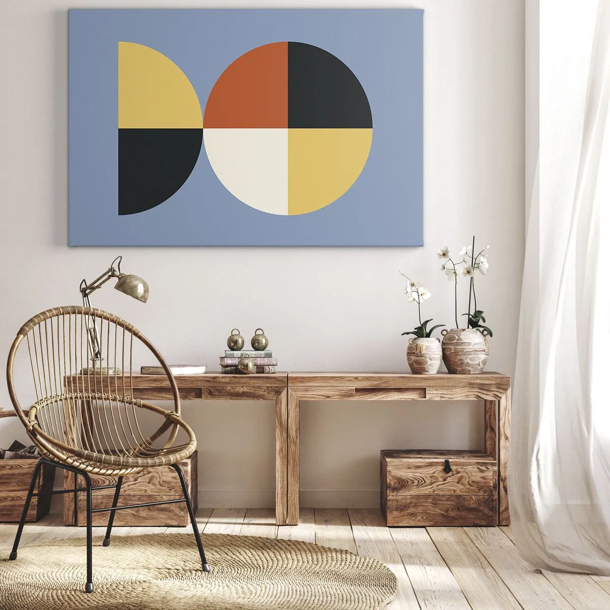 Schilderen op canvas - Kijk en tel - 100x70 cm