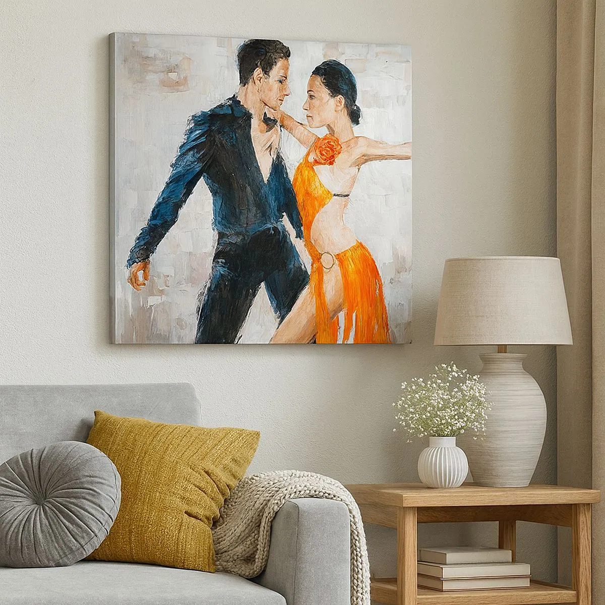 Schilderen op canvas - Dirty dancing - 30x30 cm