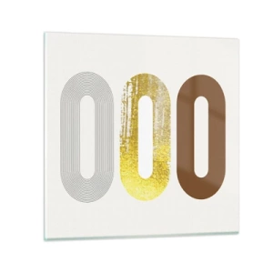 Schilderen op glas - Oooo! - 30x30 cm