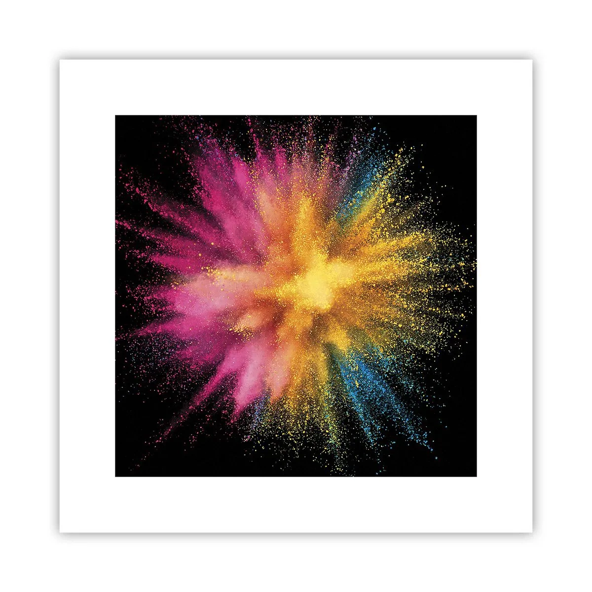 Poster - De geboorte van kleuren - 30x30 cm