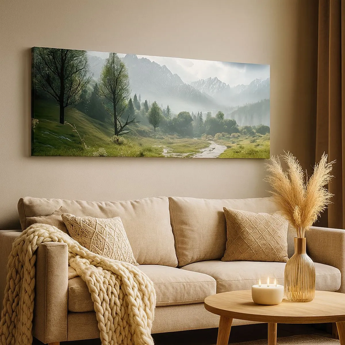 Schilderen op canvas - Daarheen en terug - 100x40 cm