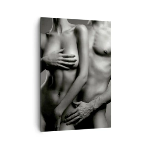 Schilderen op canvas - Adam en Eva - 70x100 cm