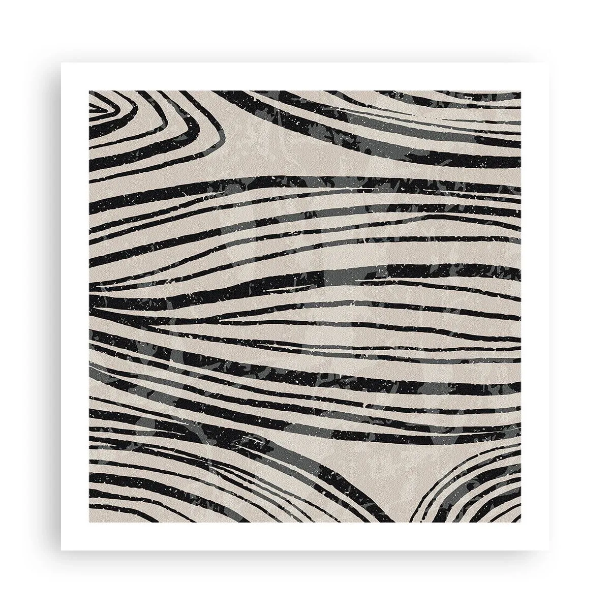 Poster - Lijnoverstromingsvlakte - 60x60 cm