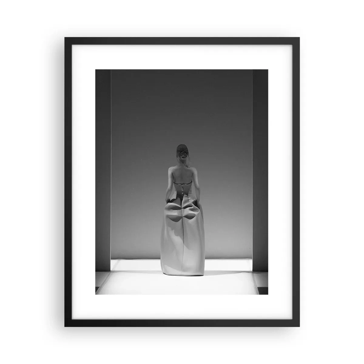 Poster in een zwarte lijst - Verfijnde eenvoud - 40x50 cm