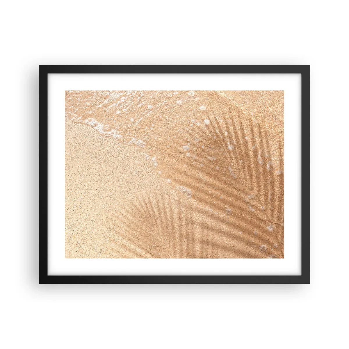 Poster in een zwarte lijst - De schaduw van een hete zomer - 50x40 cm