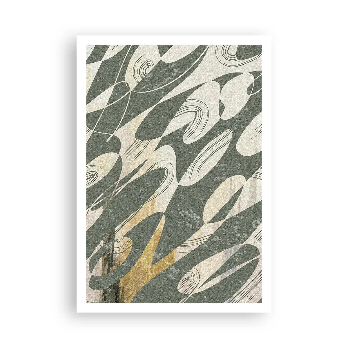 Poster - Ritmische abstractie - 70x100 cm