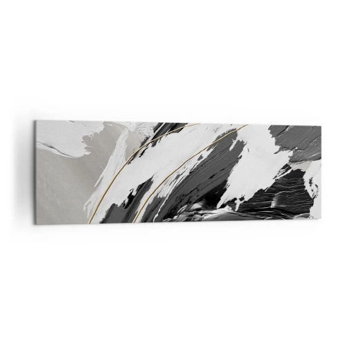 Schilderen op canvas - Abstractie op grote schaal - 160x50 cm