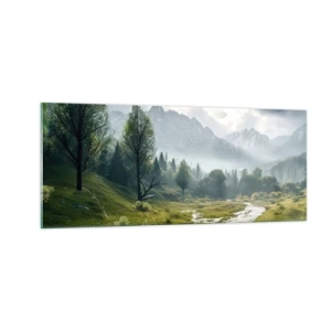 Schilderen op glas - Daarheen en terug - 100x40 cm