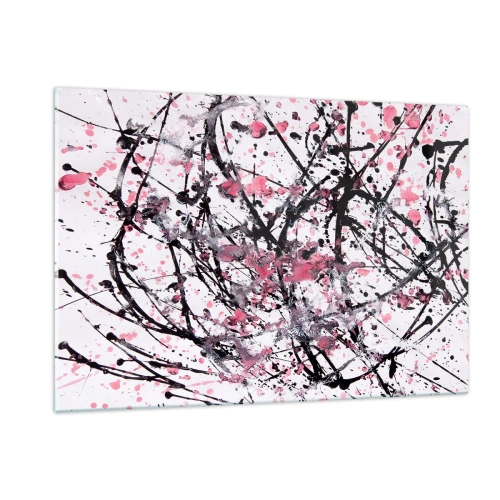 Schilderen op glas - De vluchtige aard van het leven - 120x80 cm