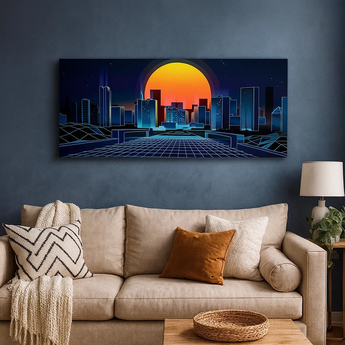 Schilderen op canvas - Wil je nog steeds naar het echte? - 30x30 cm