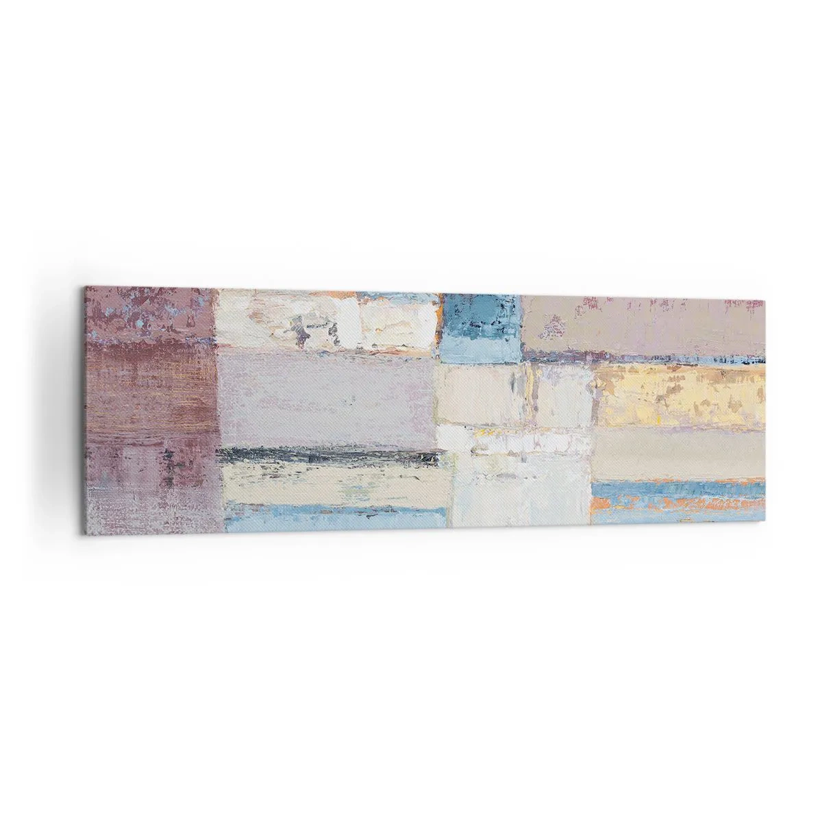 Schilderen op canvas - De rust van geometrie - 160x50 cm