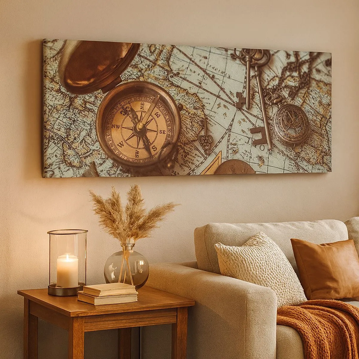 Schilderen op canvas - Voor de avonturier - 100x40 cm