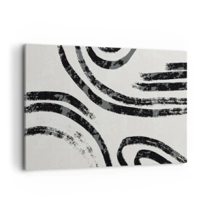 Schilderen op canvas - Half gestopt - 120x80 cm