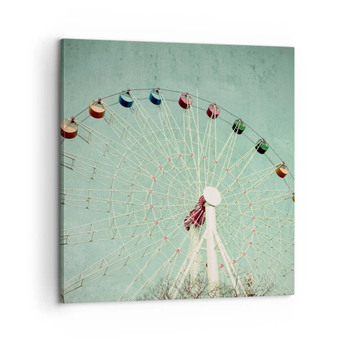 Schilderen op canvas - Wij nodigen u uit om plezier te hebben - 60x60 cm