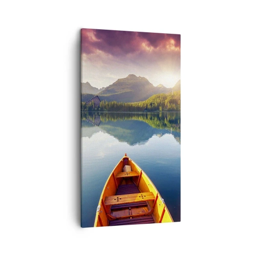 Schilderen op canvas - Niets tegen de natuur - 45x80 cm