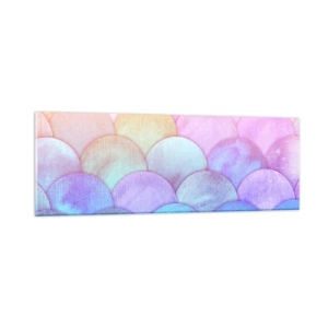 Schilderen op glas - Parel schaal - 90x30 cm
