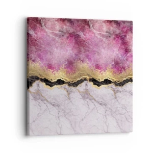 Schilderen op canvas - Op de grens - 30x30 cm