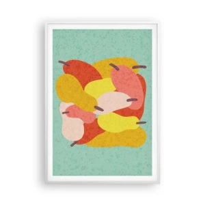 Poster in een witte lijst - Probeer de zomerzon - 70x100 cm