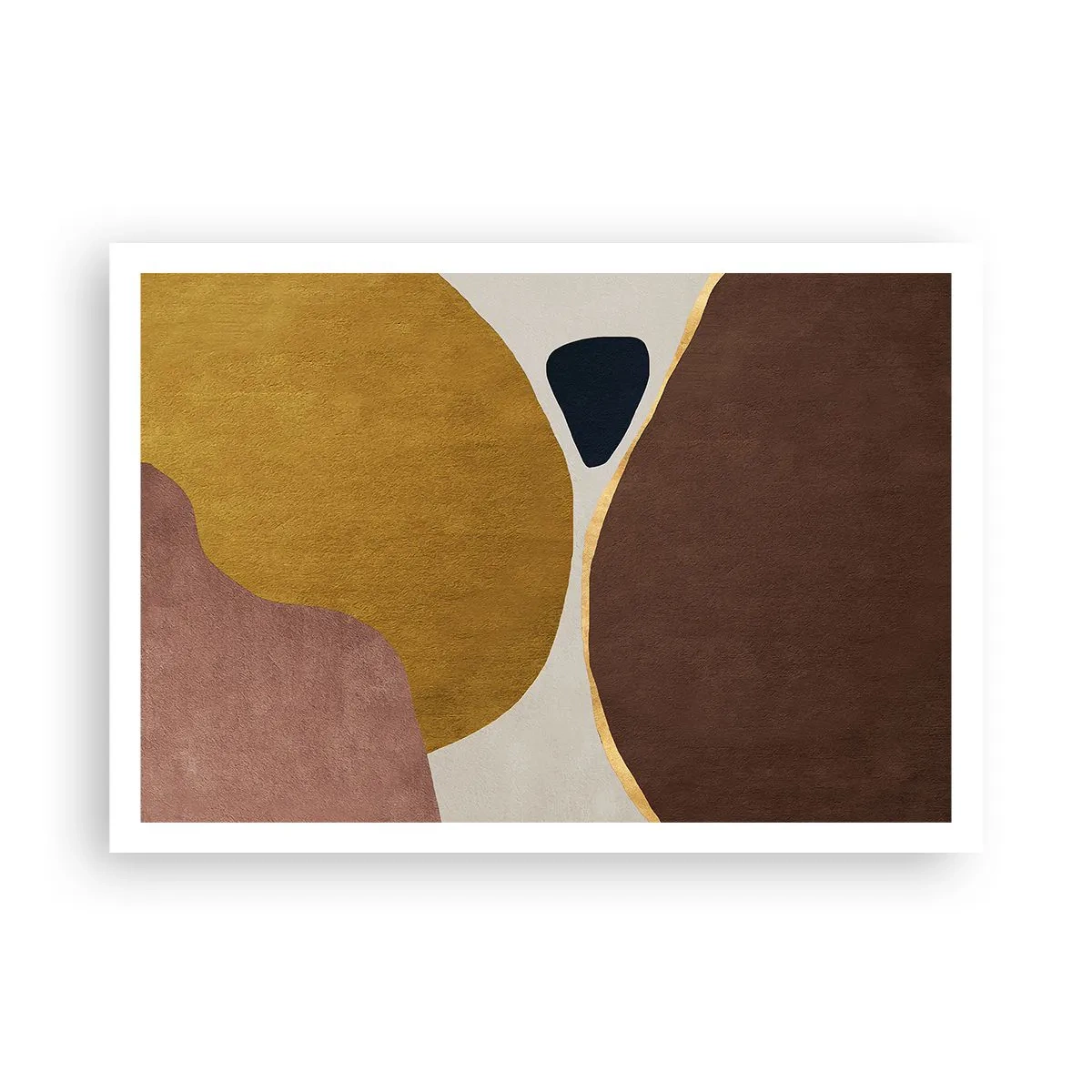 Poster - Abstractie – een plek in de ruimte - 100x70 cm