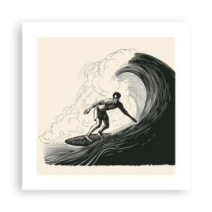 Poster - Koning van de golf - 40x40 cm