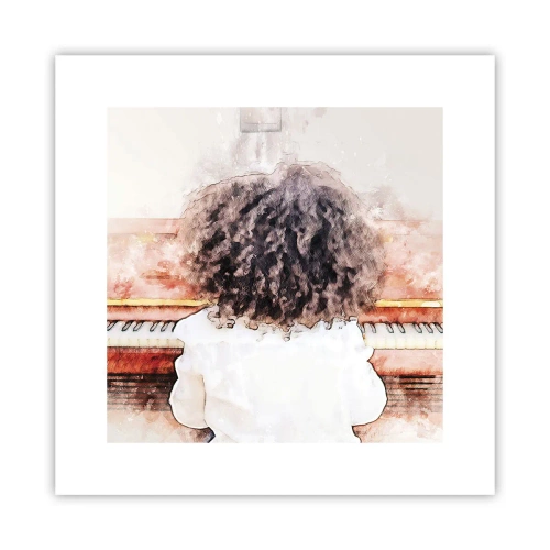 Poster - In de nieuwe wereld - 30x30 cm