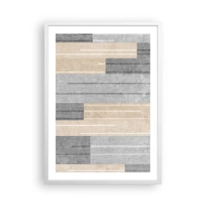 Poster in een witte lijst - Compositie: houd verticaal - 50x70 cm