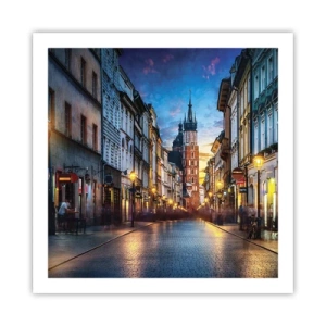 Poster - Charme van Krakau - 60x60 cm