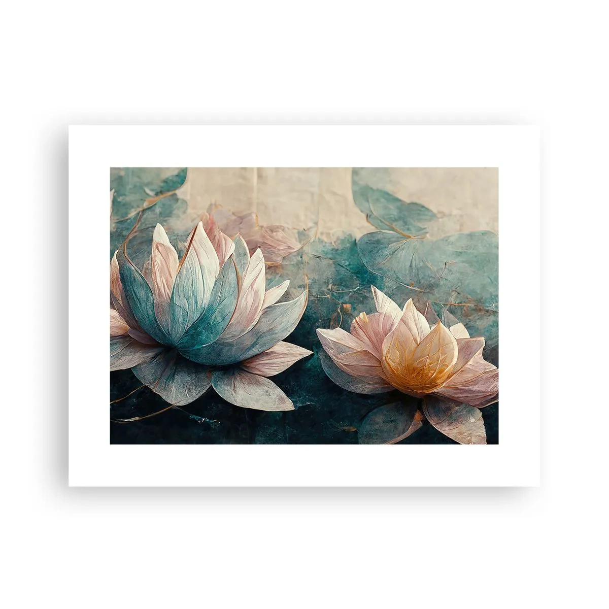 Poster - Sterren van het meer - 40x30 cm