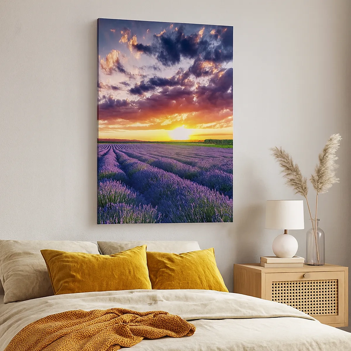 Schilderen op canvas - Lavendel wereld - 50x70 cm