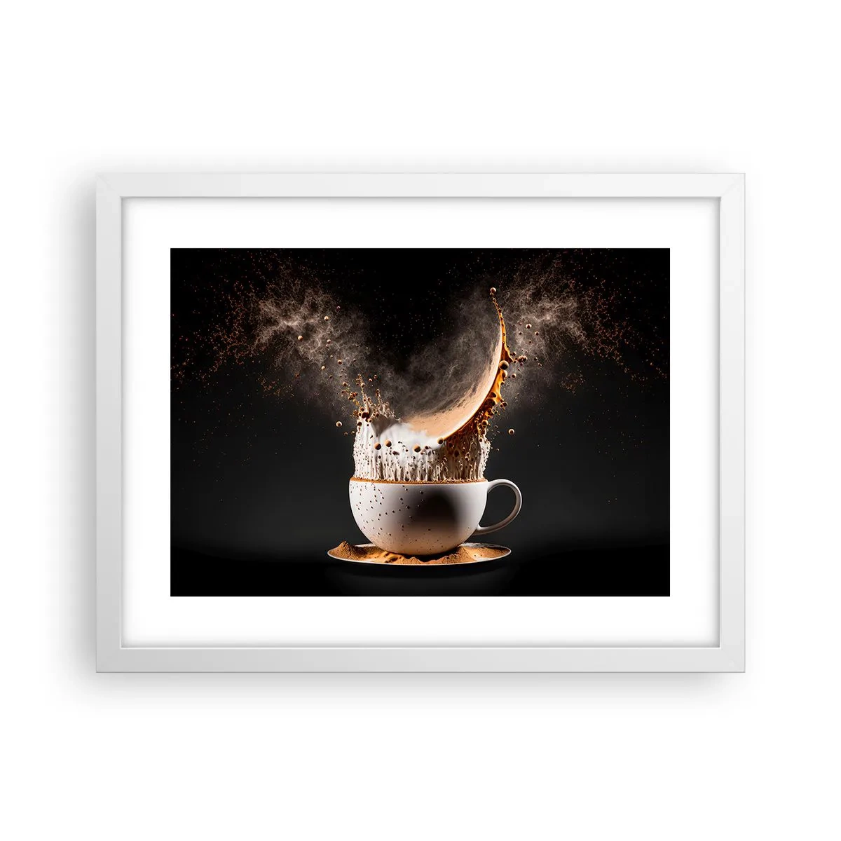 Poster in een witte lijst - Een explosie van smaak - 40x30 cm