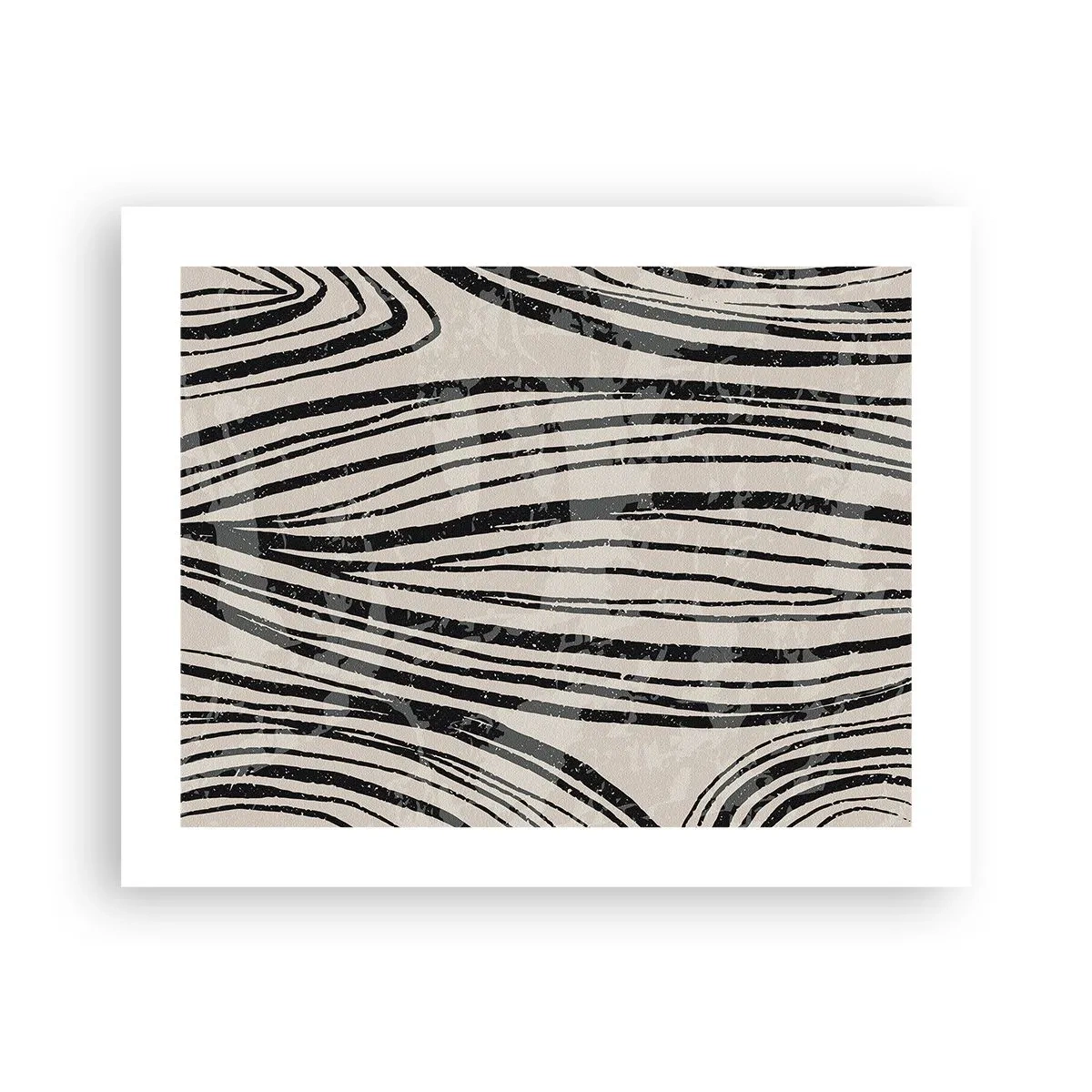 Poster - Lijnoverstromingsvlakte - 50x40 cm