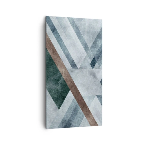 Schilderen op canvas - Verfijnde elegantie van geometrie - 45x80 cm