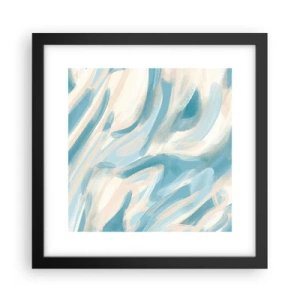 Poster in een zwarte lijst - Lente briesjes - 30x30 cm